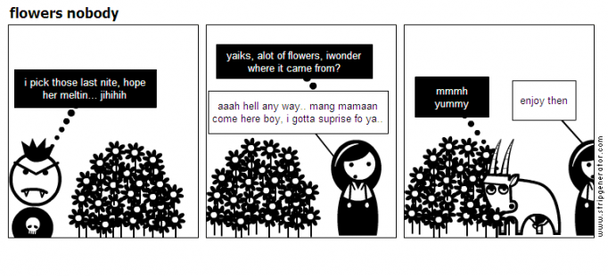 flowers nobody