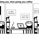 Starbucks-It's like robbing you, then giving you c