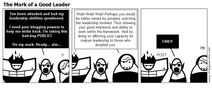 The Mark of a Good Leader