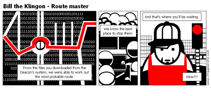 Bill the Klingon - Route master