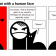 The history of the cat with a human face