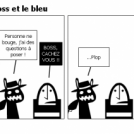 Plop le Lapin : Le boss et le bleu