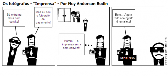 Os fotógrafos - "Imprensa" - Por Ney And