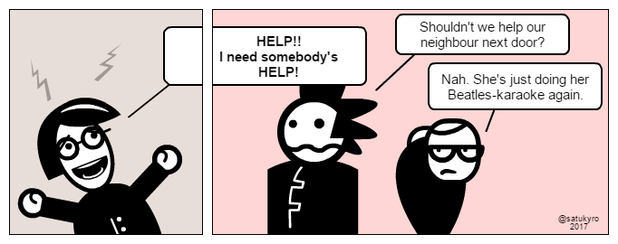 Cartoon: Neighbour in need?