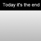 End of the world