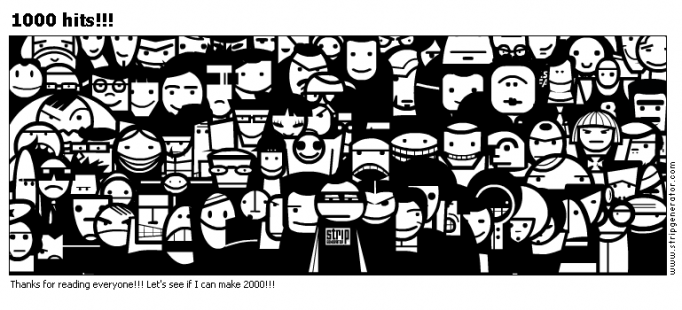 1000 hits!!!