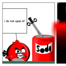 angry bird shit