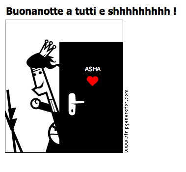Buonanotte a tutti e shhhhhhhhh !