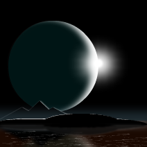 Ice Moon Eclipse
