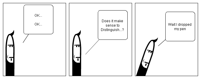 Distinguishing Pens