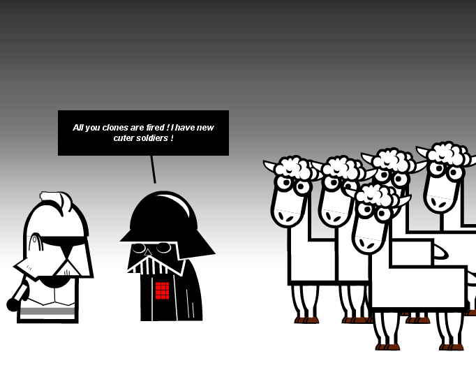 New soldiers for Darth Vader