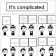 It's complicated!