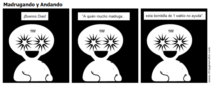 Madrugando y Andando