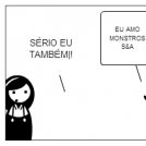 pessoas que gostam de monstros S&A se conheçendo