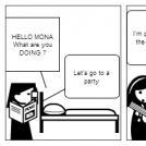 Carolina is doing her first strip comic