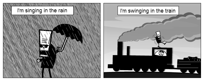 singing in the rain