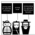 buck, jack, and zang story