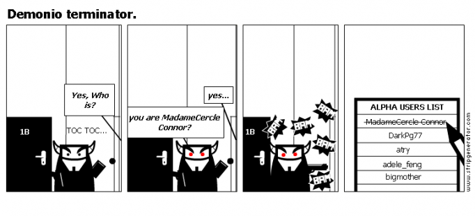 Demonio terminator.