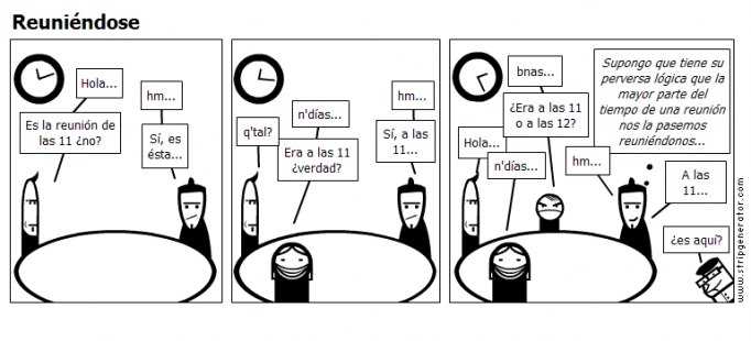Reuniéndose