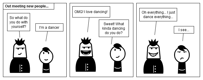 People who love to dance