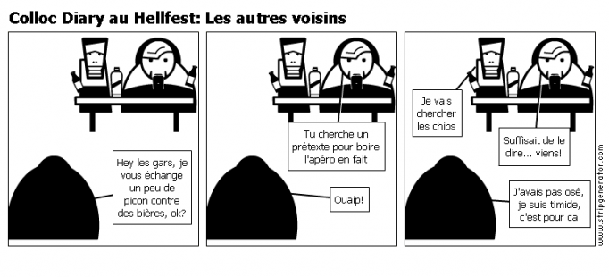 Colloc Diary au Hellfest: Les autres voisins