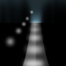 Road at night