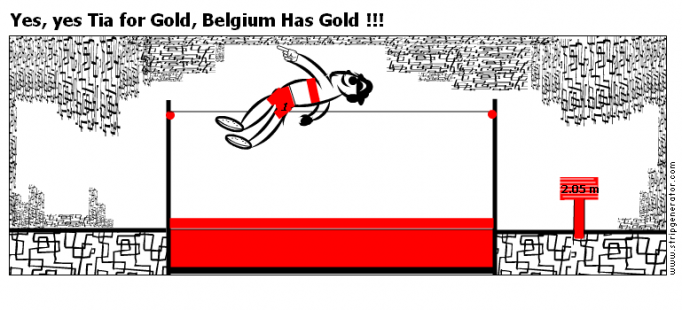 Yes, yes Tia for Gold, Belgium Has Gold !!!