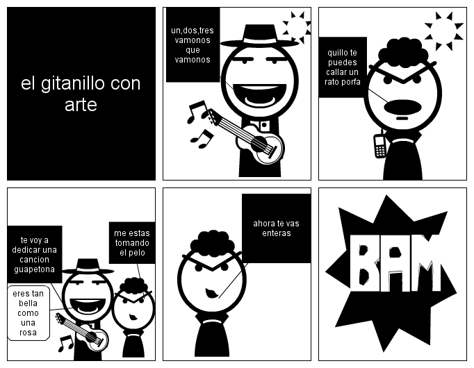 el gitanillo con arte
