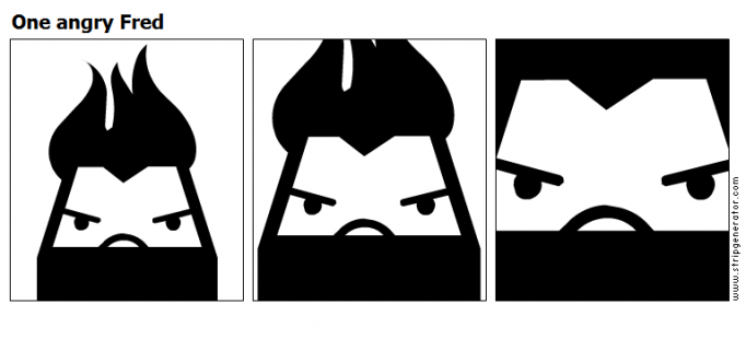 One angry Fred