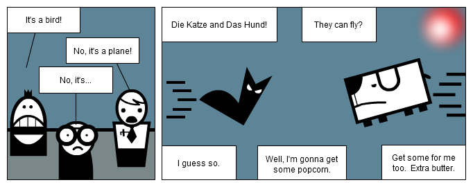 Katze VS. Hund: Up In the Sky