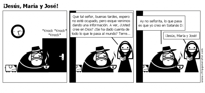 ¡Jesús, María y José!