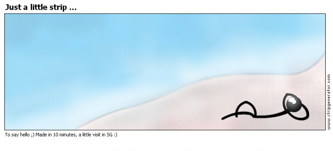 Just a little strip ...