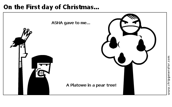 On the First day of Christmas...