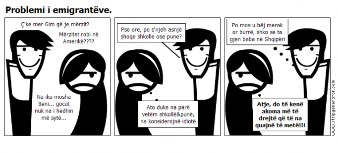 Problemi i emigrantëve.