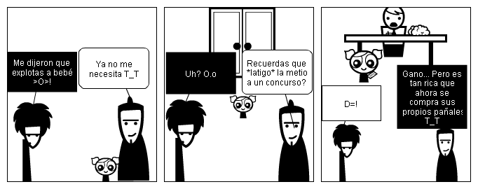 Ese pañal trae premio