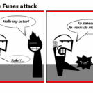 Louis de Funes attack