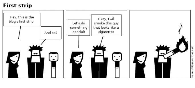 First strip