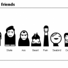 Caz and his friends