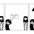 Niño gotico y Jesús