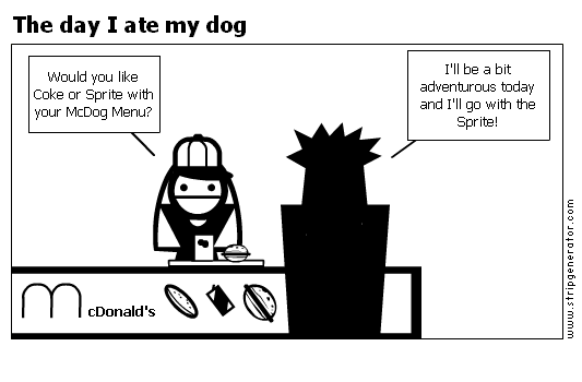 The day I ate my dog
