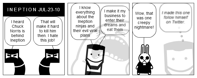 Ineption #5  Chuck Norris in your viral dreams