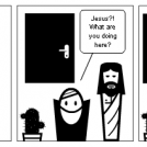 Let he is without sin, kick the first of ass