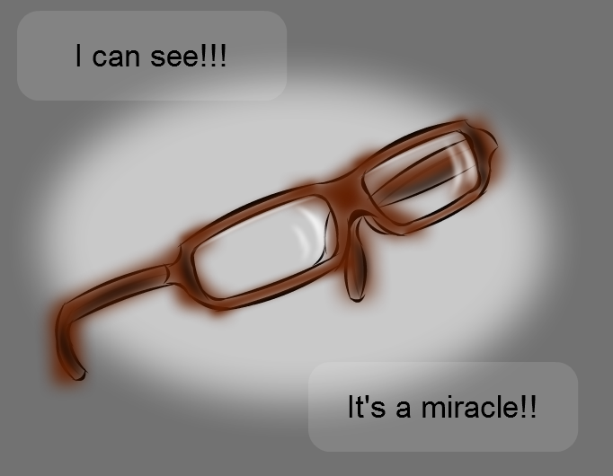 I can see!!!