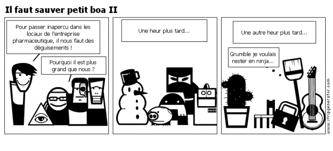 Il faut sauver petit boa II
