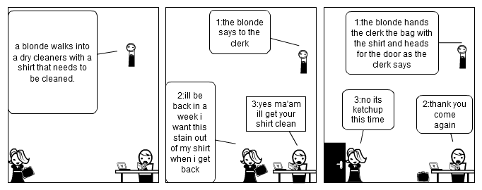 one dumb blonde