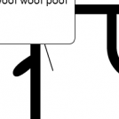 woof woof poof