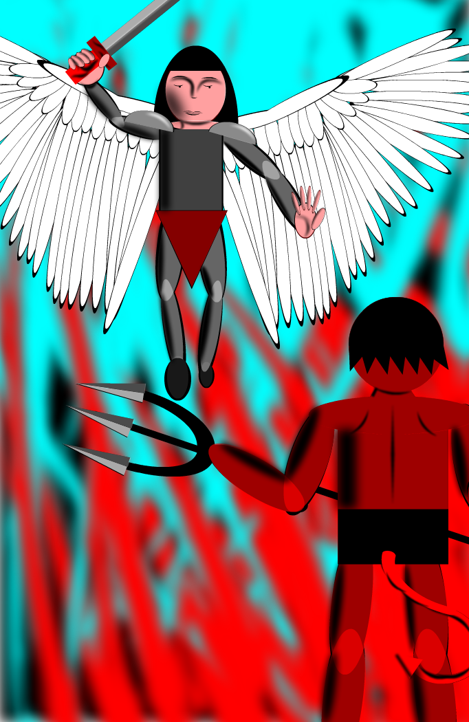 Michaël versus Lucifer/Satan
