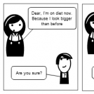 I'm on diet
