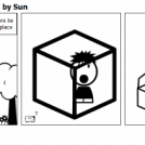 Questy is teleportated by Sun