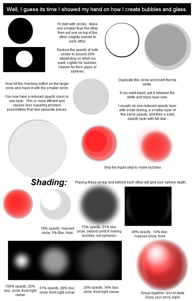 Glass - Orb and Bubble Tutorial